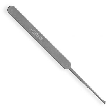 Small Diamond Slimline Lock Pick - Metal Handle - MSL-04