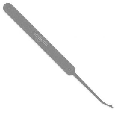 Offset Groove Slimline Lock Pick - Metal Handle - MSL-18